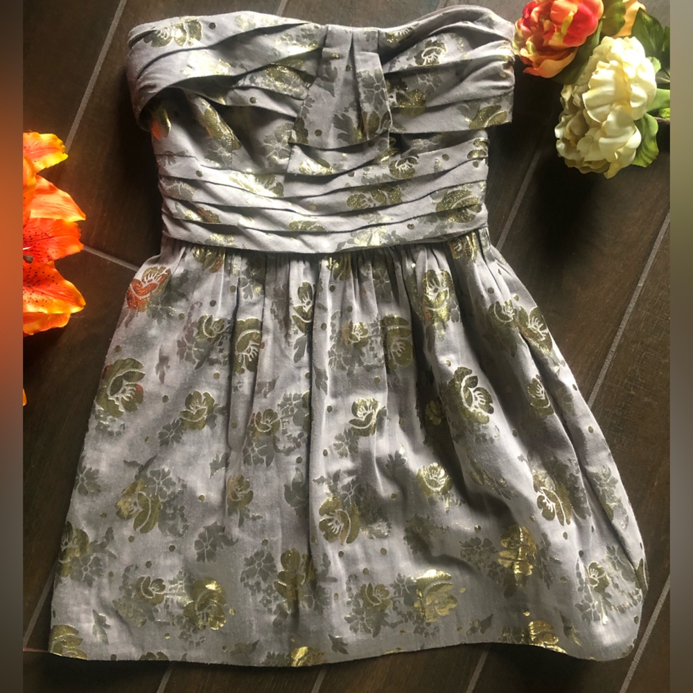 Juicy couture grey and gold metallic y2k mini dress - Picture 7 of 15